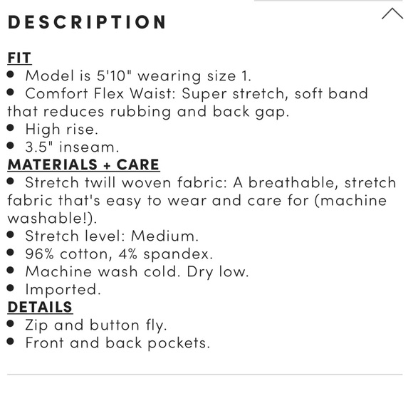 Torrid plus size shorts, lightweight breathable twill, medium stretch, NWT, 20, - Picture 5 of 6